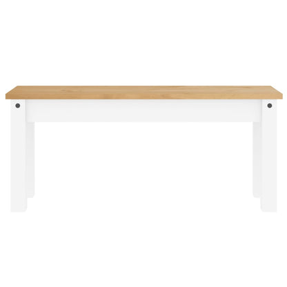 Banco De Comedor Panama Madera Maciza Pino 105X30X45 Cm