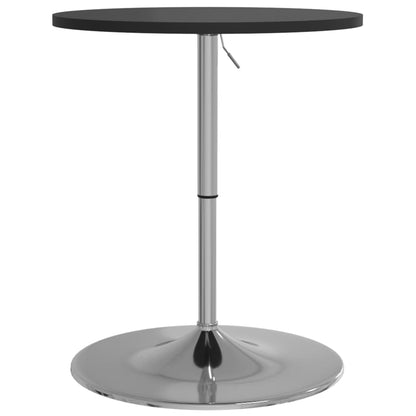 Mesa Alta De Bar Madera Ingeniería Y Acero Negra