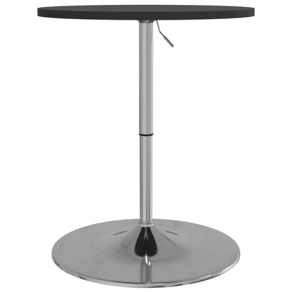 Mesa Alta De Bar Madera Ingeniería Y Acero Negra