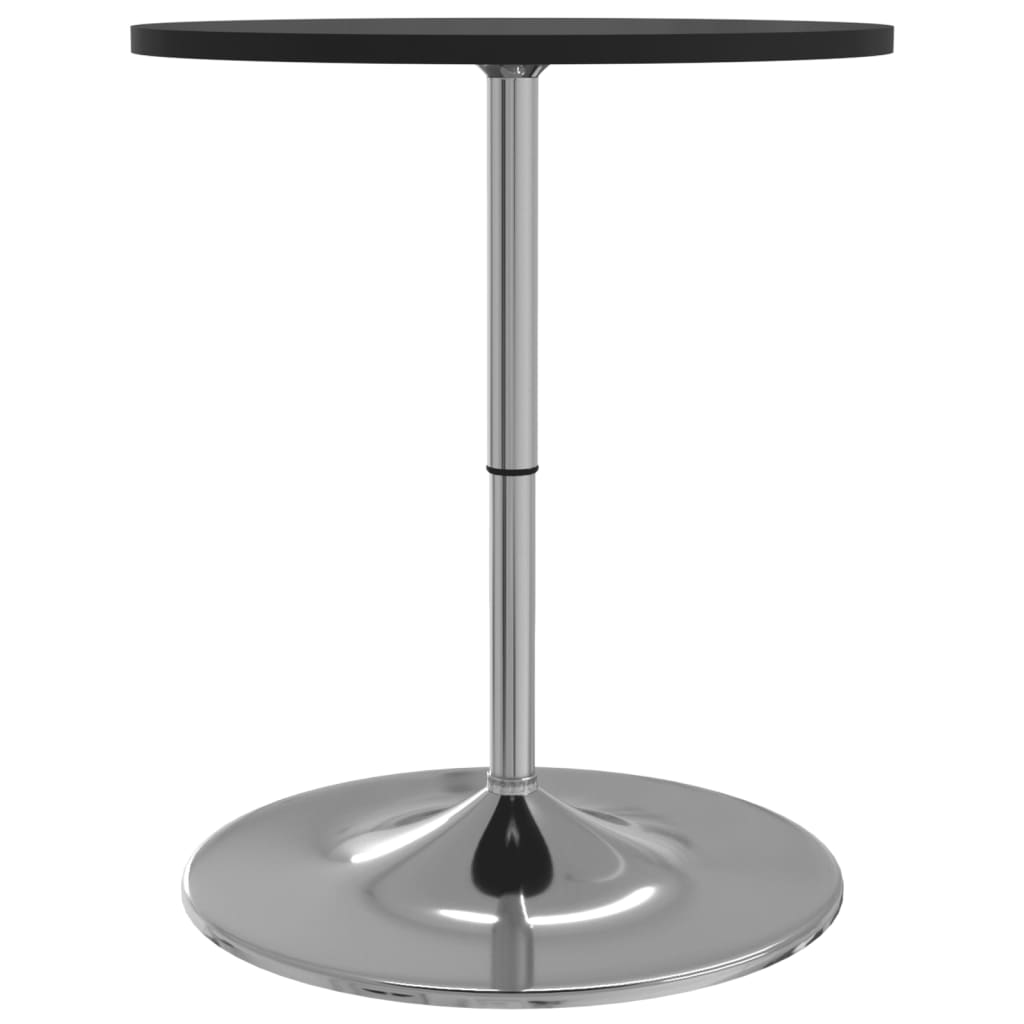 Mesa Alta De Bar Madera Ingeniería Y Acero Negra