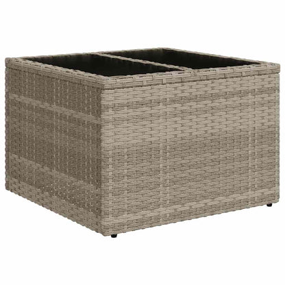 Set De Sofás De Jardín 6 Pzas Y Cojines Ratán Sintético Gris