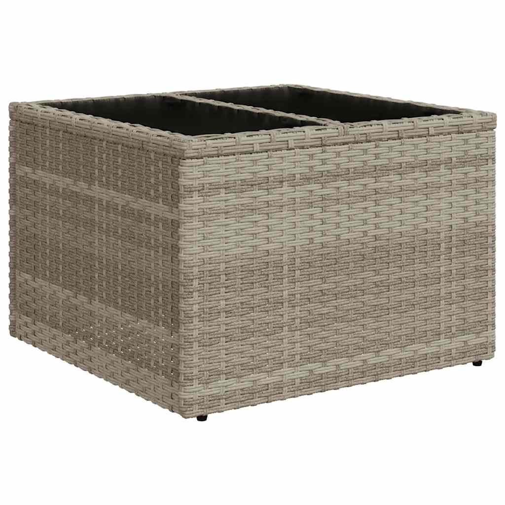 Set De Sofás De Jardín 8 Pzas Y Cojines Ratán Sintético Gris