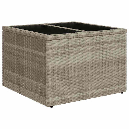 Set De Sofás De Jardín 7 Pzas Con Cojines Ratán Pe