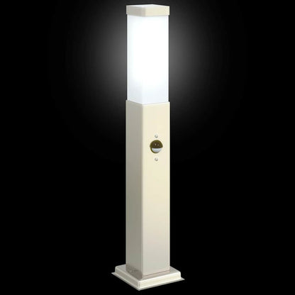Baliza Luminosa Con Sensor De 50 Cm, Acero Inoxidable, Ip44
