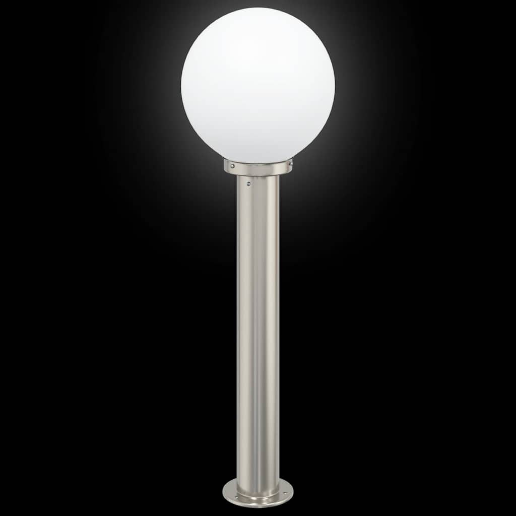 Balizas De Iluminación, 3 Unidades, 80 Cm, Acero Inoxidable, Ip44