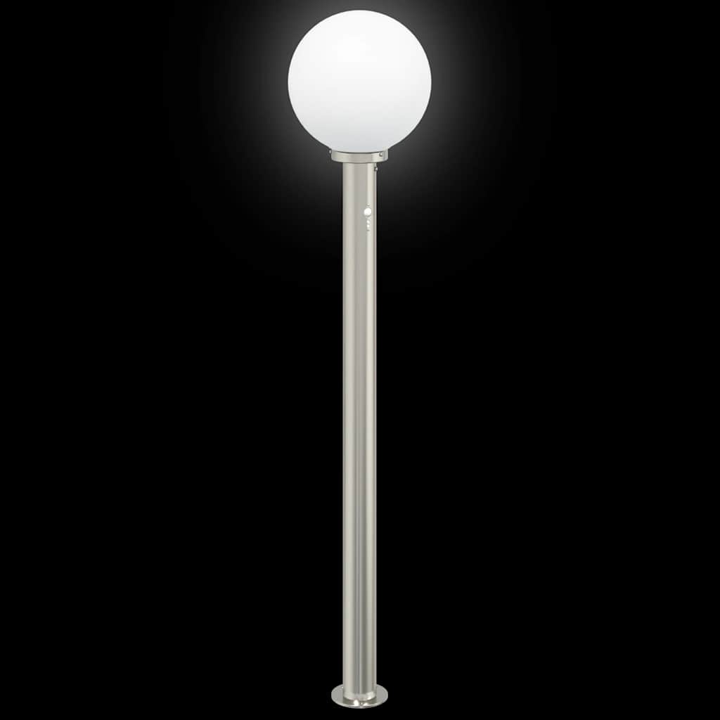 Baliza Luminosa Con Sensor De 120 Cm, Acero Inoxidable, Ip44