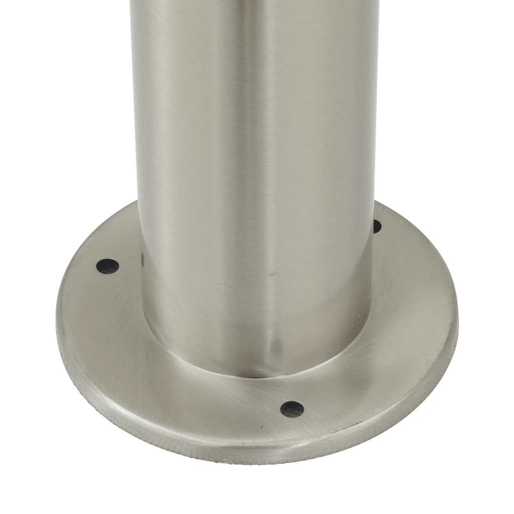 Baliza Luminosa Con Sensor Y Toma De Corriente, 120 Cm, Acero Inoxidable, Ip44