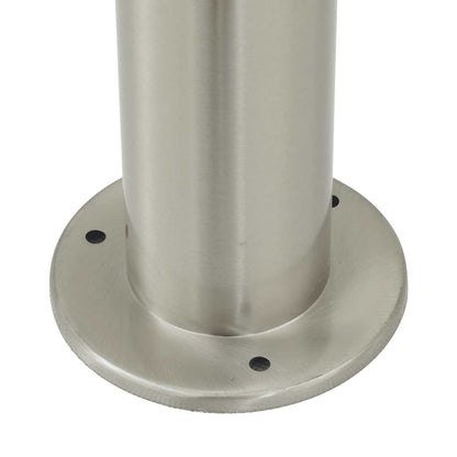 Baliza Luminosa Con Sensor Y Toma De Corriente, 120 Cm, Acero Inoxidable, Ip44