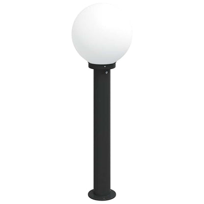 Baliza De Luz De 80 Cm, Color Negro, Ip44