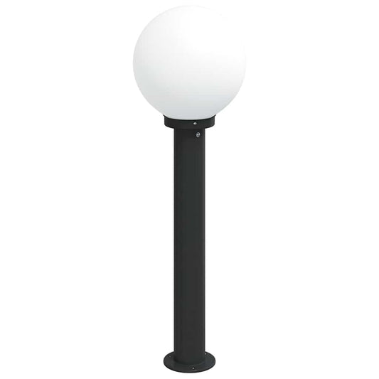 Baliza De Luz De 80 Cm, Color Negro, Ip44