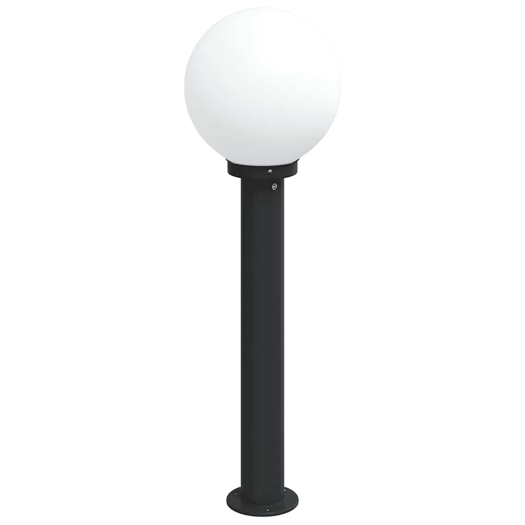 Baliza De Luz De 80 Cm, Color Negro, Ip44