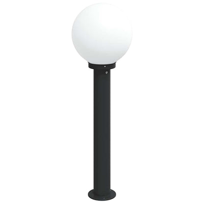 Baliza De Luz De 80 Cm, Color Negro, Ip44