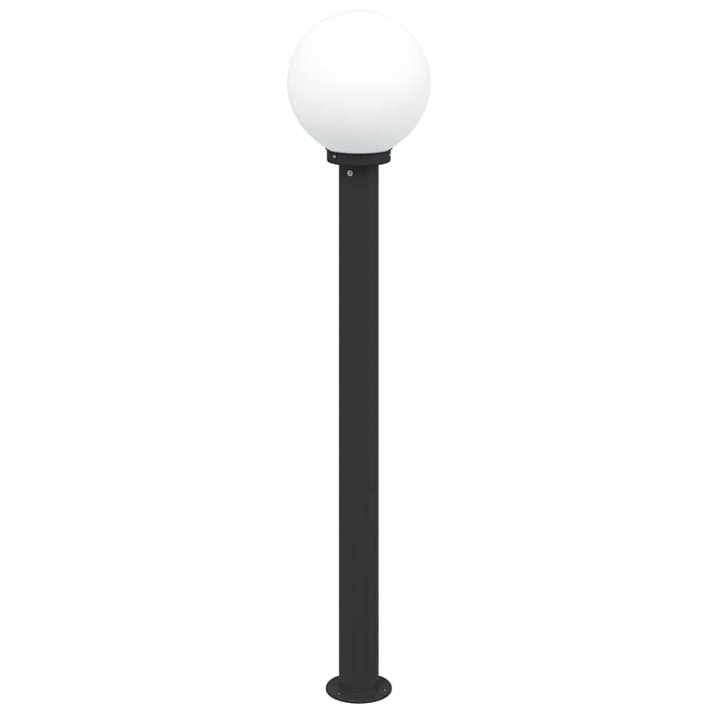 Baliza De Luz De 120 Cm, Color Negro, Ip44