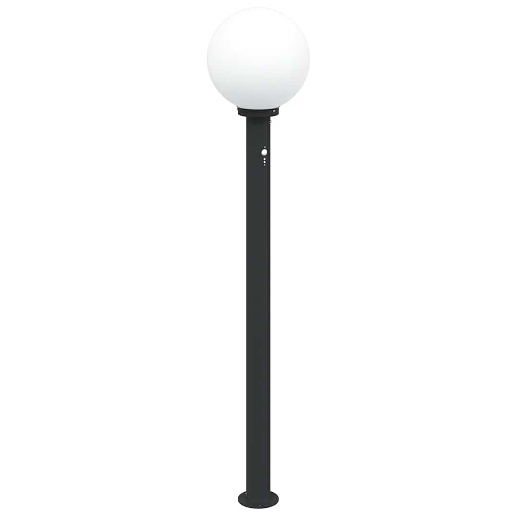 Baliza Luminosa Con Sensor De 120 Cm, Color Negro, Ip44