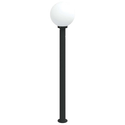 Baliza Luminosa Con Sensor De 120 Cm, Color Negro, Ip44
