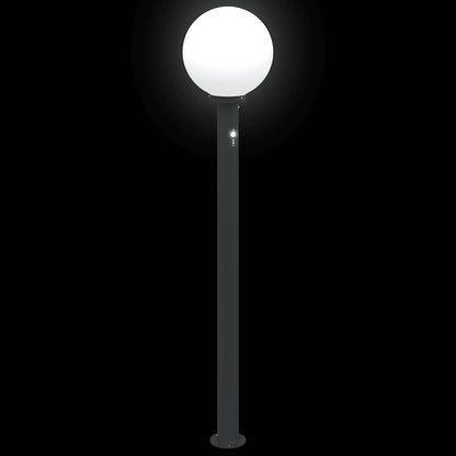 Baliza Luminosa Con Sensor De 120 Cm, Color Negro, Ip44