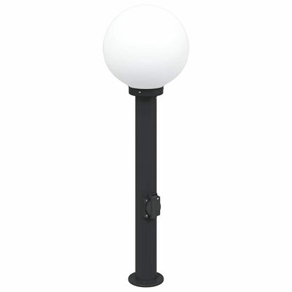 Balizas De Luz Con Toma De Corriente, 3 Unidades, 80 Cm, Color Negro, Ip44