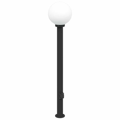 Balizas De Luz Con Toma De Corriente, 3 Unidades, 120 Cm, Color Negro, Ip44
