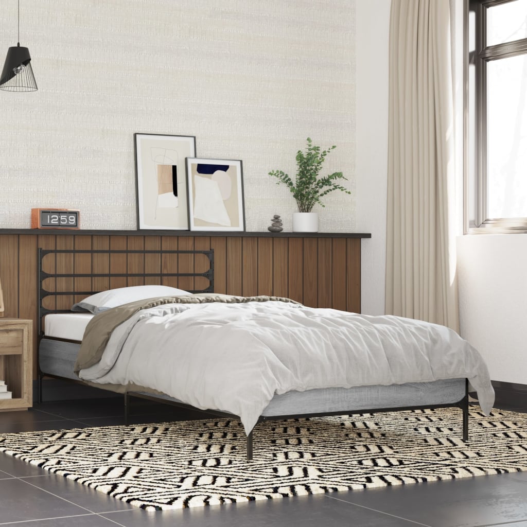 Estructura Cama Madera Ingeniería Metal