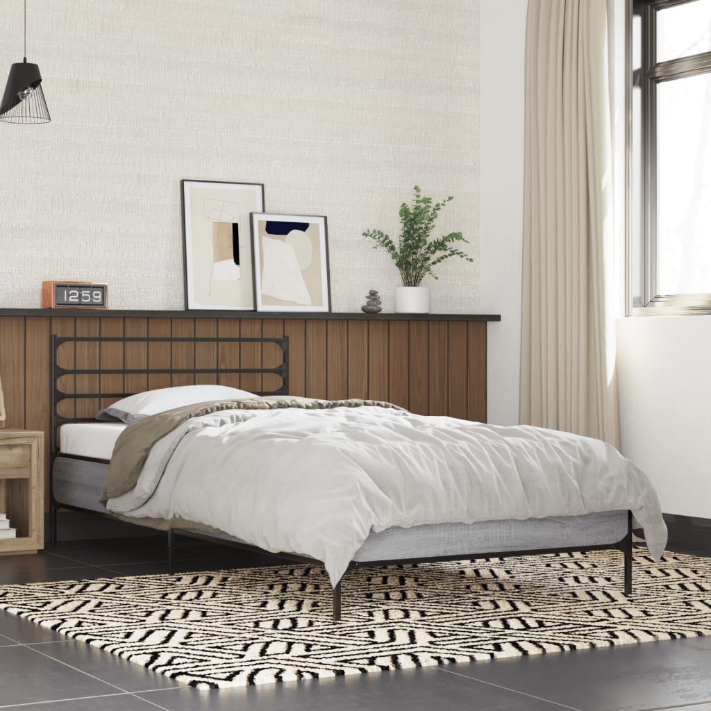 Estructura Cama Madera Ingeniería Metal