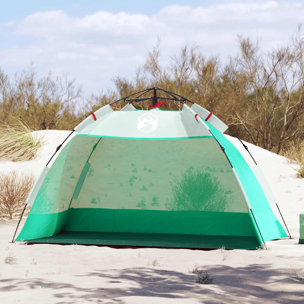 Tienda De Playa 2 Personas Impermeable Apertura Rápida