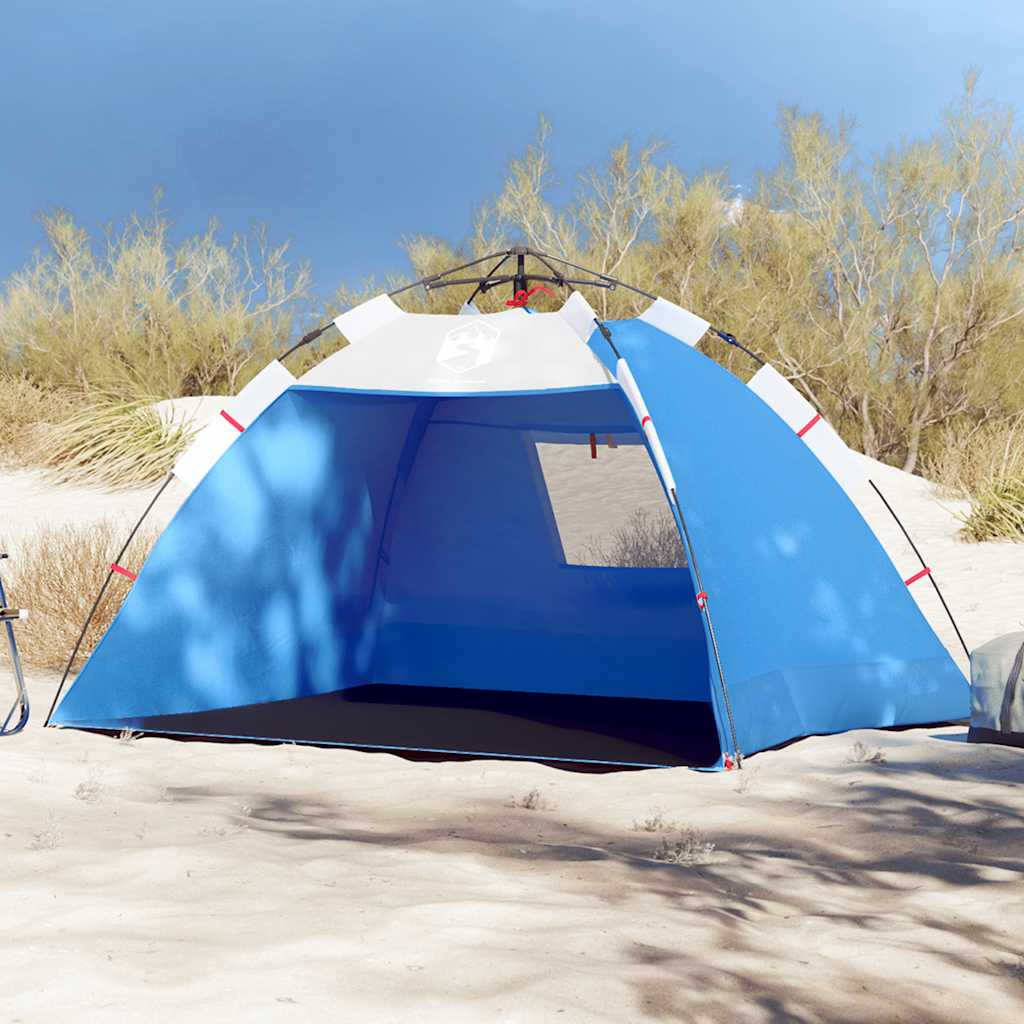 Tienda De Playa 2 Personas Impermeable Apertura Rápida