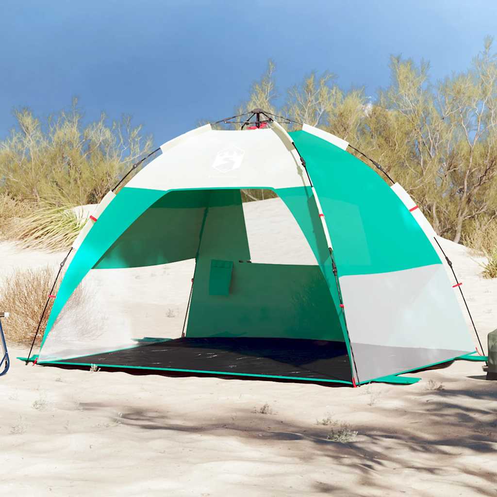 Tienda De Playa 2 Personas Impermeable Apertura Rápida