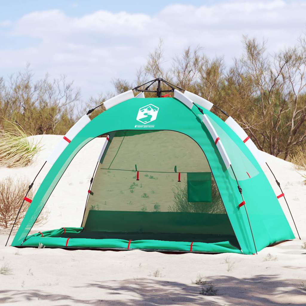 Tienda De Playa 2 Personas Impermeable Apertura Rápida