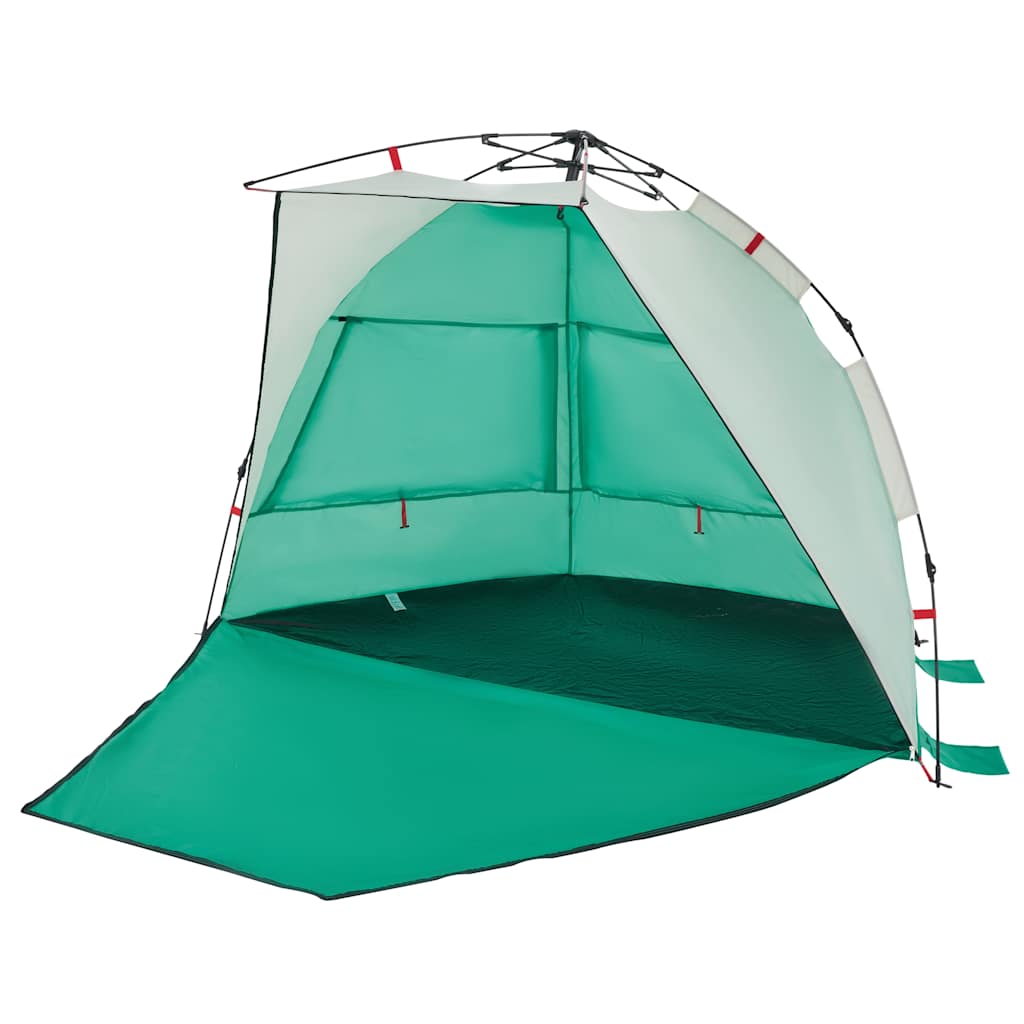 Tienda De Playa Impermeable Apertura Rápida Verde