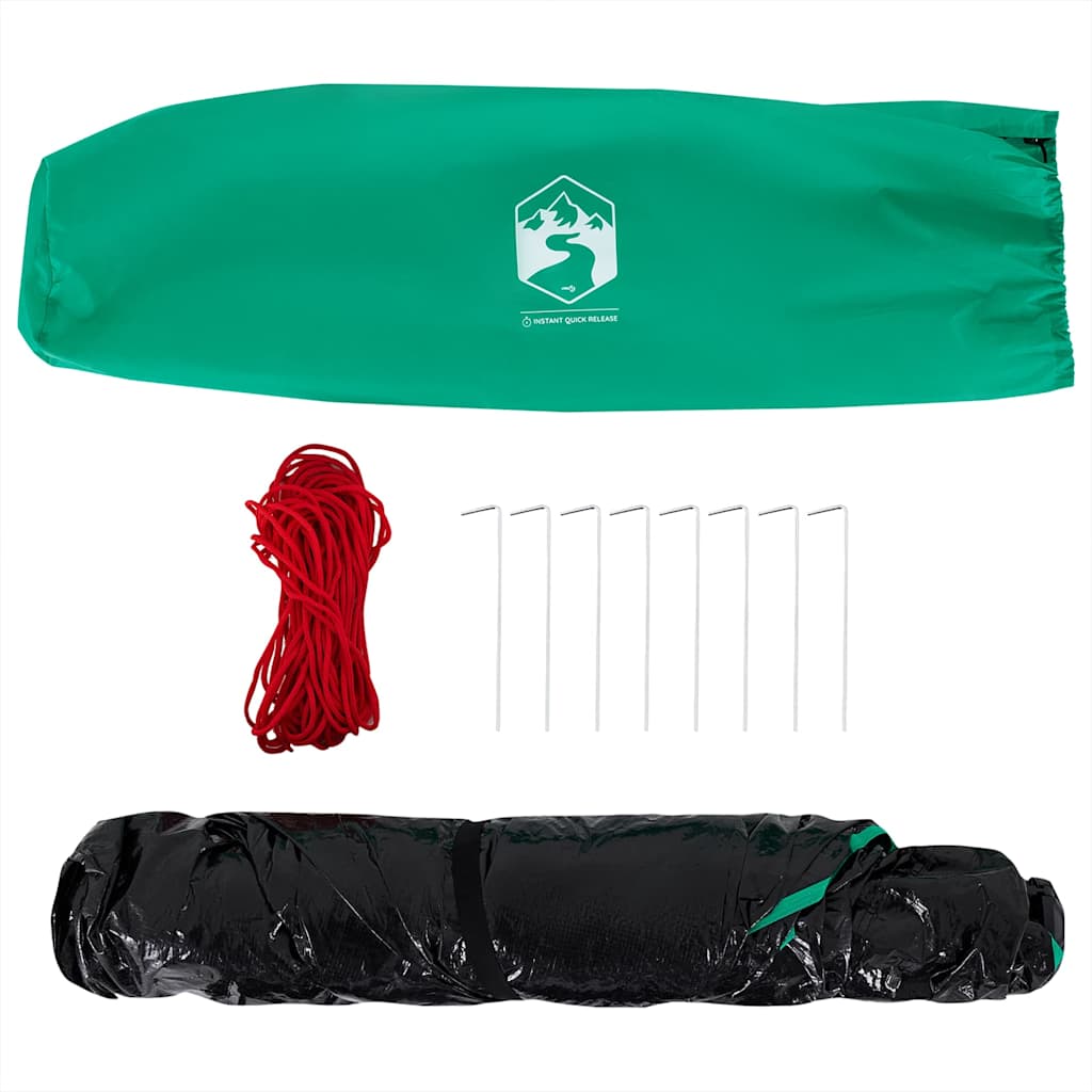 Tienda De Playa 3 Personas Impermeable Apertura Rápida Verde