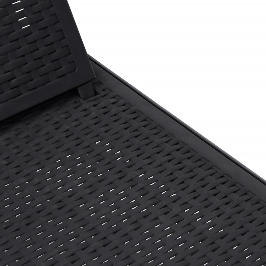Tumbona Ajustable En 4 Alturas Polipropileno 155,5X57X28 Cm