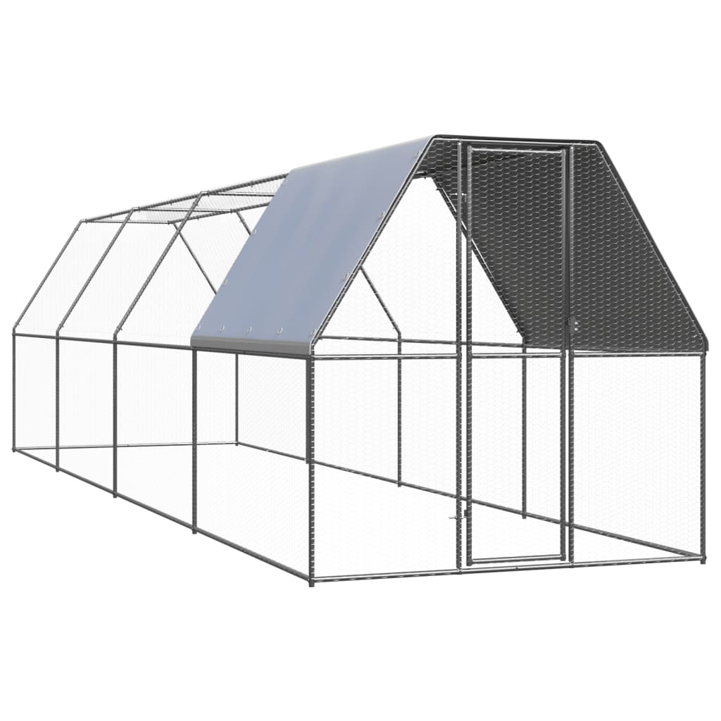 Jaula Gallinero De Exterior De Acero Galvanizado