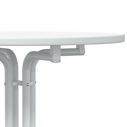 Mesa De Bar Madera Ingeniería Y Acero Ø80X110Cm
