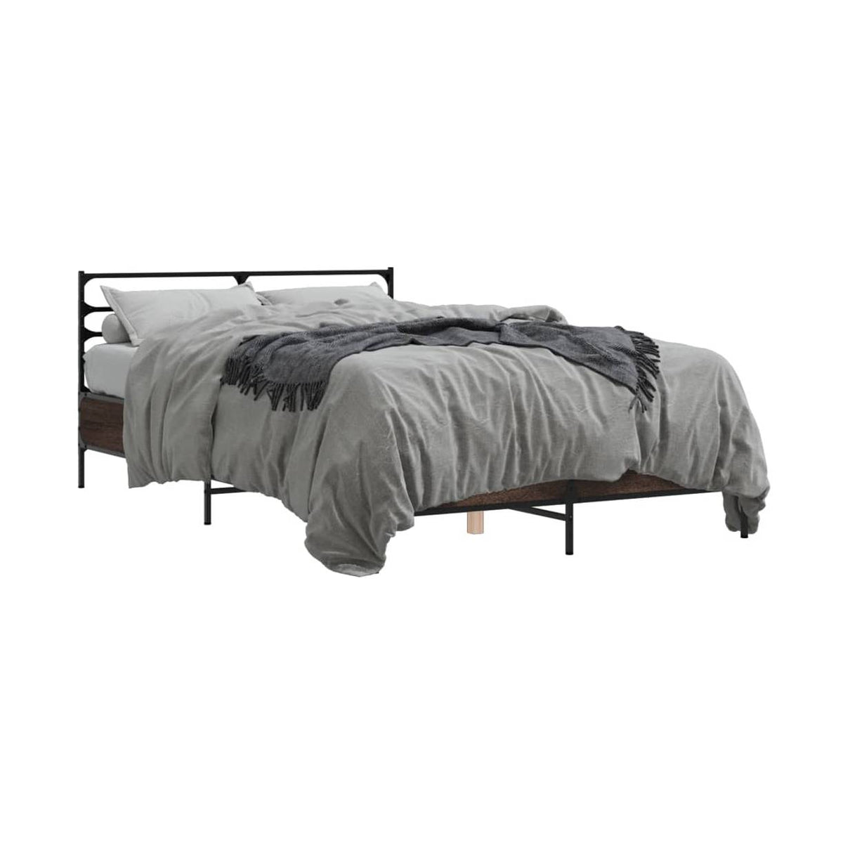 Estructura Cama Madera Ingeniería Metal