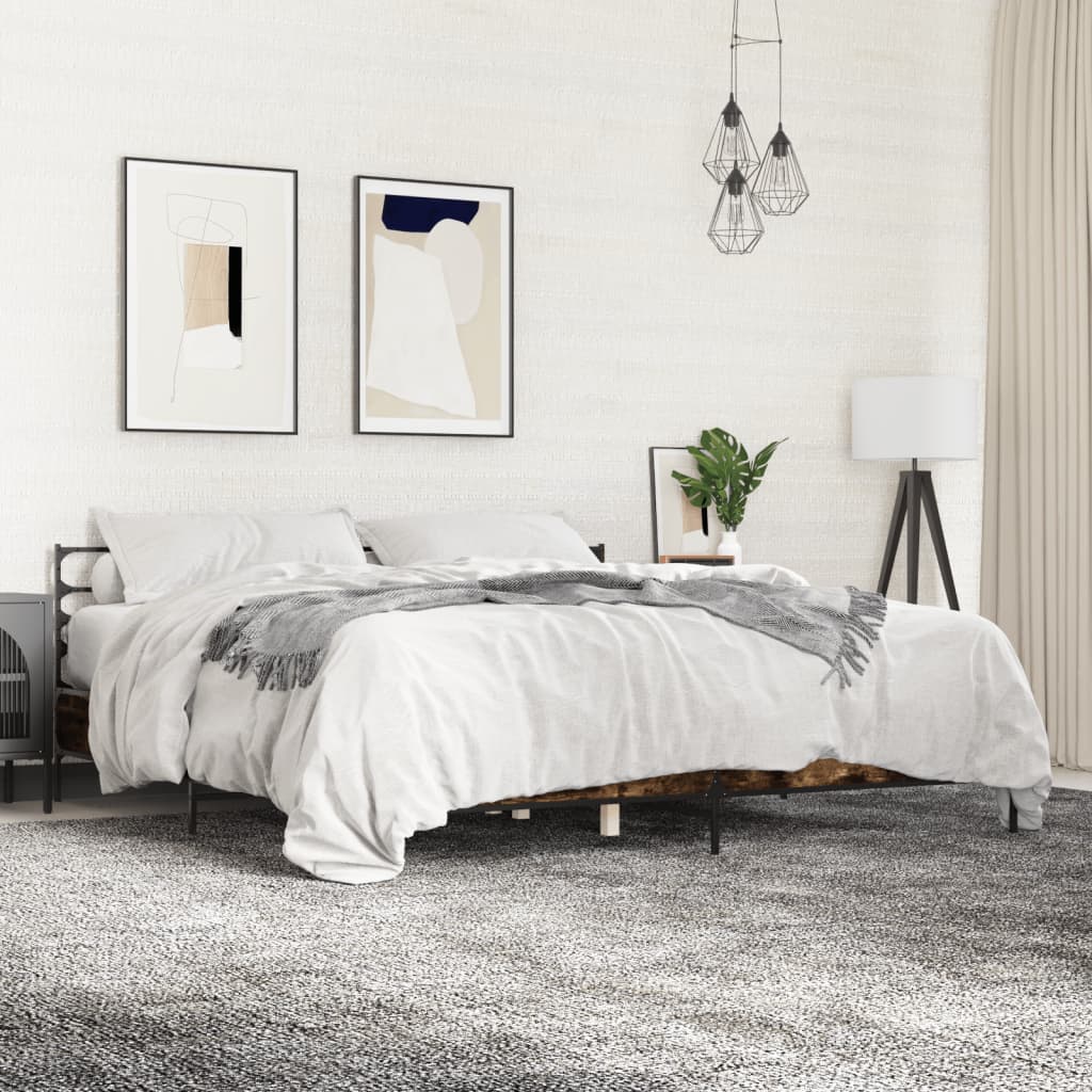 Estructura Cama Madera Ingeniería Metal