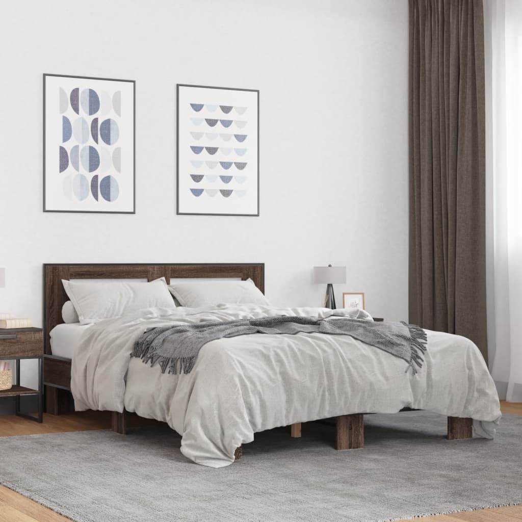 Estructura Cama Madera Ingeniería Metal