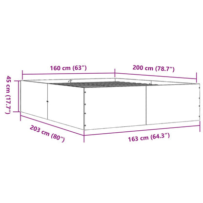 Estructura De Cama Madera De Ingeniería Blanca