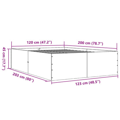 Estructura De Cama Madera De Ingeniería 120X200Cm