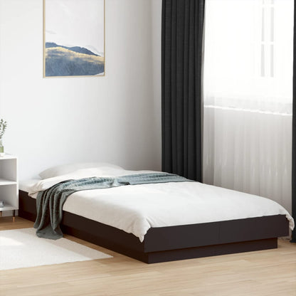 Estructura Cama Con Luces Led Madera