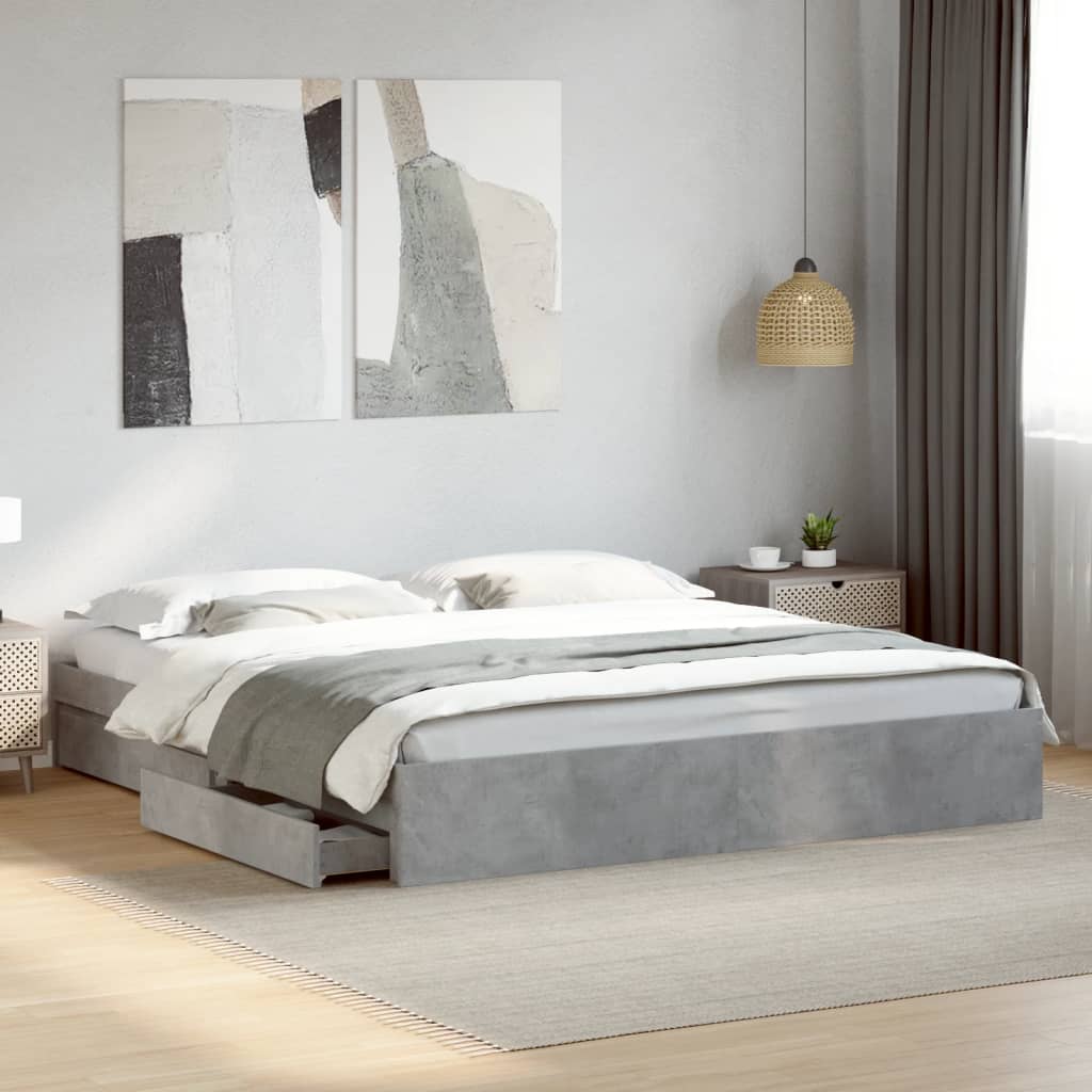 Cama Con Cajones Madera Ingeniería