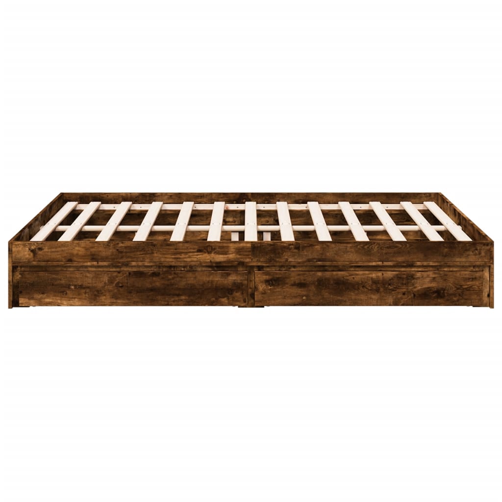 Cama Con Cajones Madera De Ingeniería