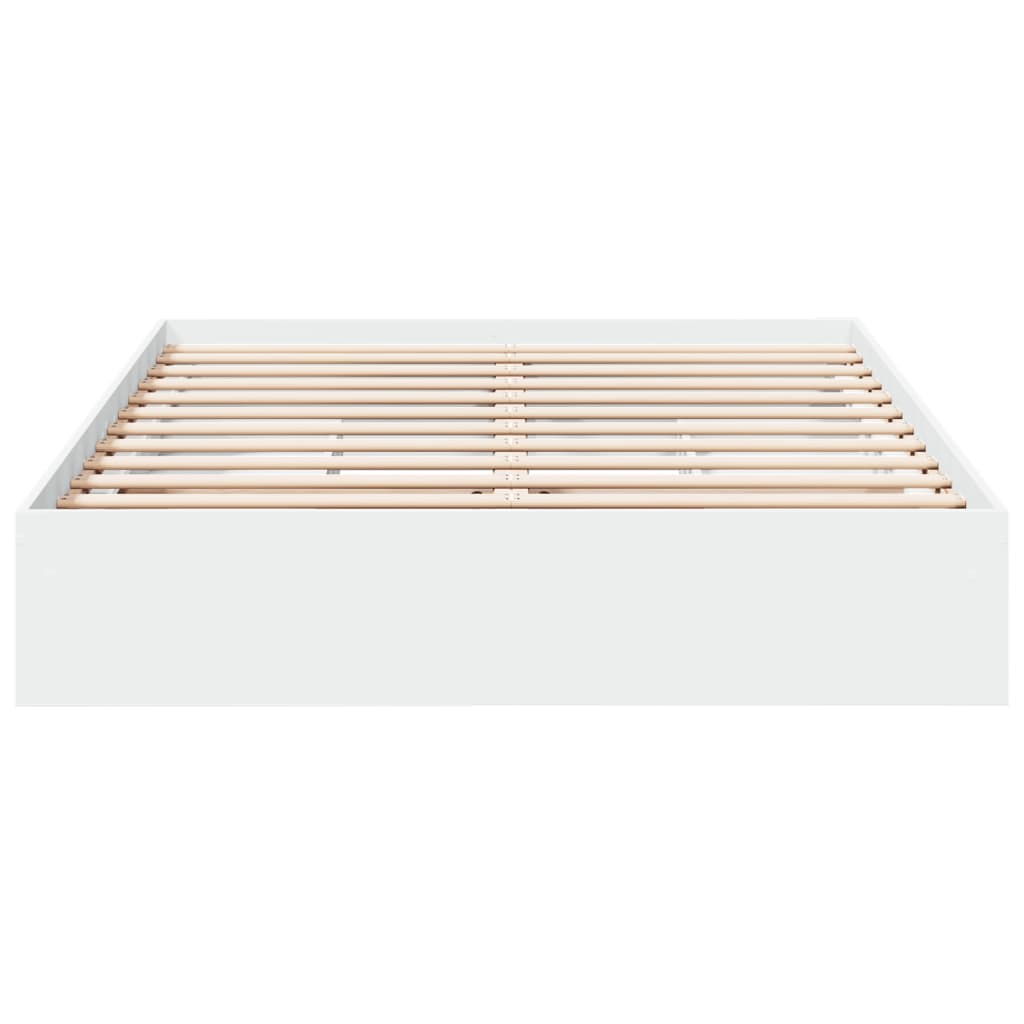 Estructura Cama Con Cajones Madera Ingeniería Blanca