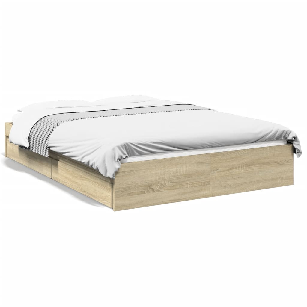 Cama Con Cajones Madera Ingeniería