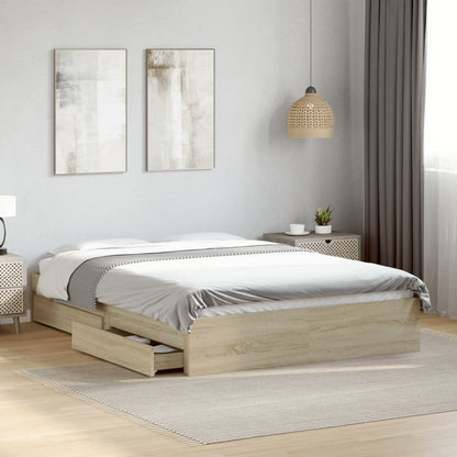 Cama Con Cajones Madera Ingeniería