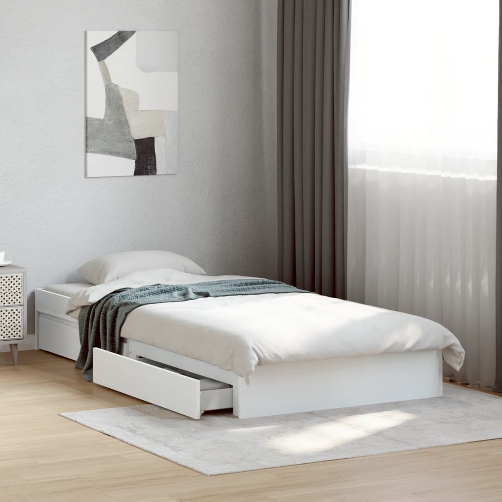 Cama Con Cajones Madera De Ingeniería