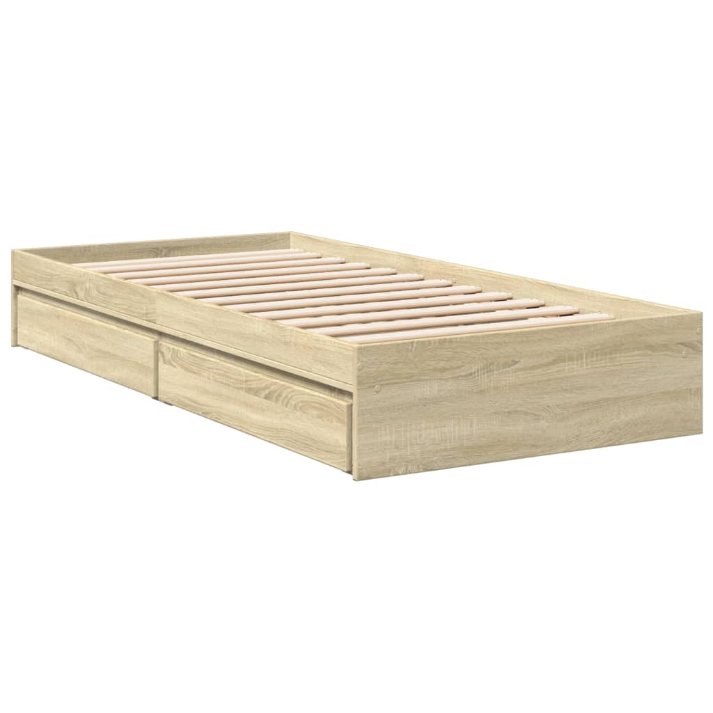 Cama Con Cajones Madera Ingeniería