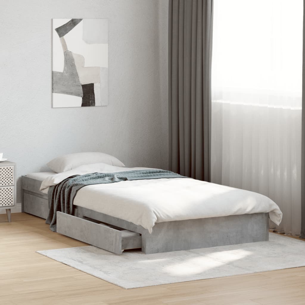 Cama Con Cajones Madera Ingeniería