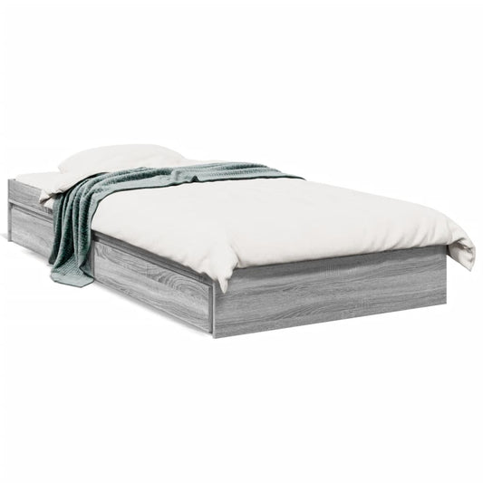 Cama Con Cajones Madera De Ingeniería