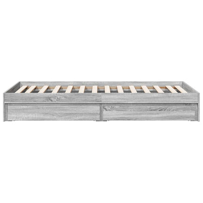 Cama Con Cajones Madera De Ingeniería