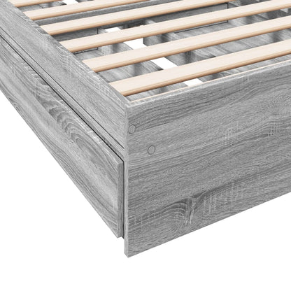 Cama Con Cajones Madera De Ingeniería